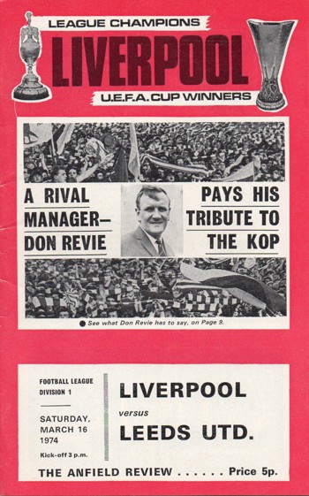 Match programme